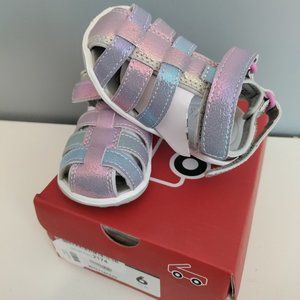 NEW with box See Kai Run Paley Ii Sport sandal, size 6, iridescent rainbow